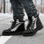 New Zealand Silver Fern Rugby All Season Boots All Black Go Champions Maori Pattern - Polynesian Pride