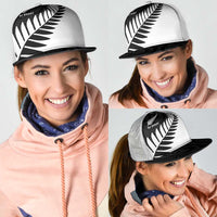 New Zealand Silver Fern Rugby Mesh Trucker Cap All Black Go Champions Maori Pattern - Polynesian Pride