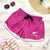 New Zealand Silver Fern Rugby Shorts for Women Go Aotearoa Champions World Cup Pink - Polynesian Pride