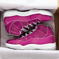 New Zealand Silver Fern Rugby Sneakers J11 Go Aotearoa World Cup Pink Version - Polynesian Pride