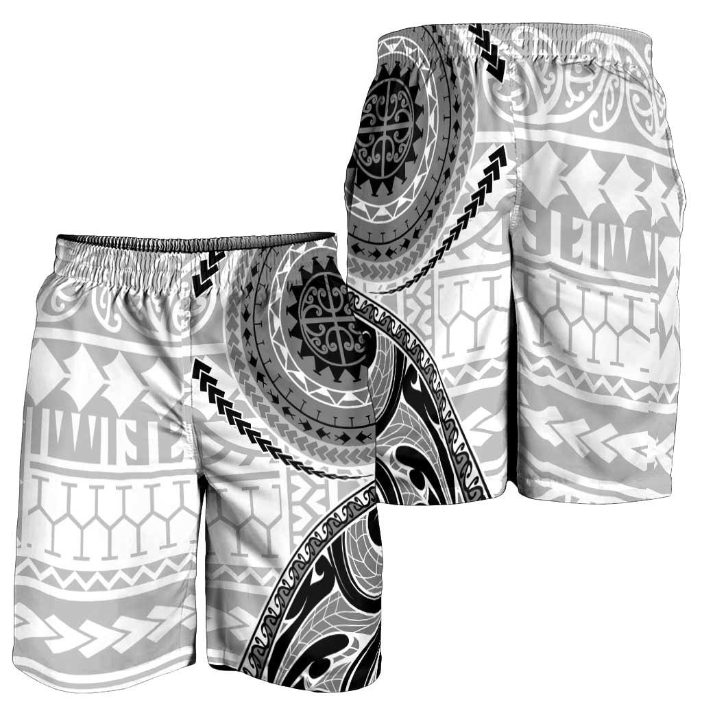 New Zealand White Maori Koru Simple Style Shorts for Men