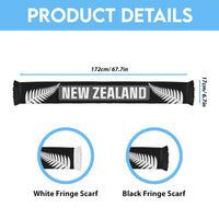 New Zealand World Football 2026 Soccer Scarf National Pride Never Stops