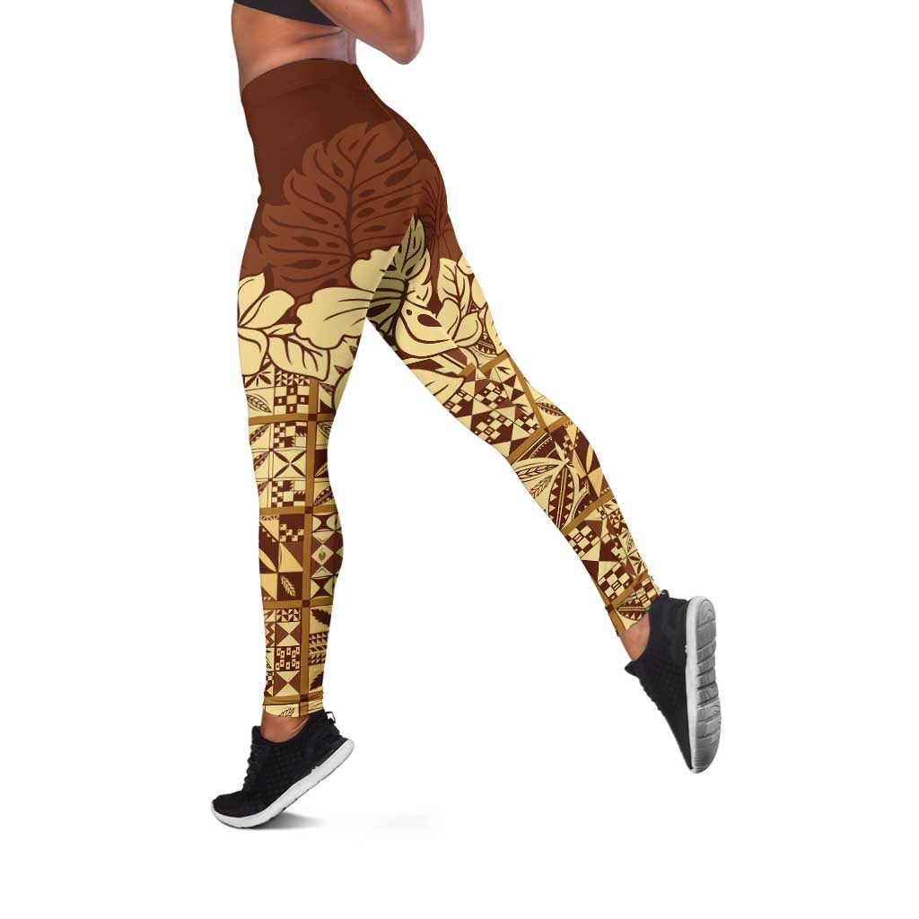 Niue Hiapo Motif Leggings Tapa Classic