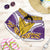 Niue Rugby Shorts for Women Hiapo Tribal Heritage Tattoos Purple Color - Polynesian Pride