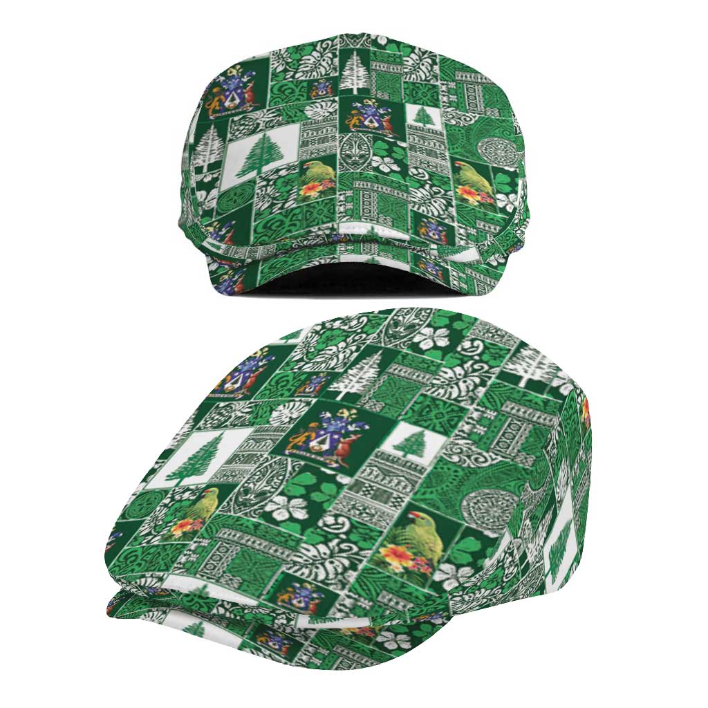 Norfolk Island Meri Krismas Jeff Hat Pacific Patchwork Xmas Vibes - Polynesian Pride