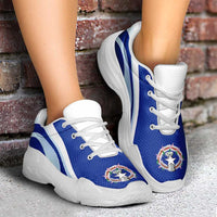 Northern Mariana Islands Chunky Sneakers Flag-Inspired Curve Style