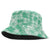 Omaomao Aloha Hawaii Bucket Hat Plumeria Lei With Palaka Motif - Polynesian Pride