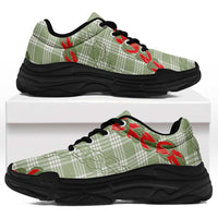 Omaomao Aloha Hawaii Chunky Sneakers Rosebud Lei With Palaka Motif - Polynesian Pride