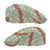 Omaomao Aloha Hawaii Jeff Hat Rosebud Lei With Palaka Motif - Polynesian Pride