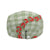 Omaomao Aloha Hawaii Jeff Hat Rosebud Lei With Palaka Motif - Polynesian Pride