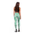 Omaomao Aloha Hawaii Leggings Plumeria Lei With Palaka Motif - Polynesian Pride