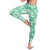 Omaomao Aloha Hawaii Leggings Plumeria Lei With Palaka Motif - Polynesian Pride