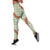 Omaomao Aloha Hawaii Leggings Rosebud Lei With Palaka Motif - Polynesian Pride