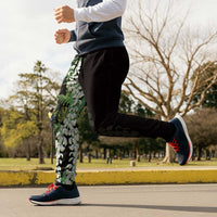 Omaomao Aloha Hawaii Lei Jogger Pants Tropical Flowers Elegant Vibe - Polynesian Pride