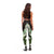 Omaomao Aloha Hawaii Lei Leggings Tropical Flowers Elegant Vibe - Polynesian Pride