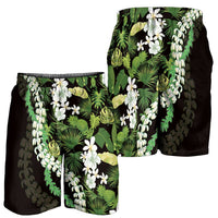 Omaomao Aloha Hawaii Lei Shorts for Men Tropical Flowers Elegant Vibe - Polynesian Pride