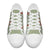 Omaomao Aloha Hawaii Low Top Shoes Rosebud Lei With Palaka Motif - Polynesian Pride