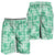 Omaomao Aloha Hawaii Shorts for Men Plumeria Lei With Palaka Motif - Polynesian Pride