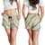 Omaomao Aloha Hawaii Shorts for Women Rosebud Lei With Palaka Motif - Polynesian Pride