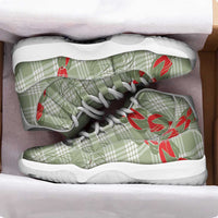 Omaomao Aloha Hawaii Sneakers J11 Rosebud Lei With Palaka Motif - Polynesian Pride