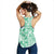 Omaomao Aloha Hawaii Women Racerback Tank Plumeria Lei With Palaka Motif - Polynesian Pride