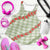 Omaomao Aloha Hawaii Women Racerback Tank Rosebud Lei With Palaka Motif - Polynesian Pride