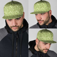 Omaomao Hawaii Breadfruit Palaka Motifs Snapback Cap