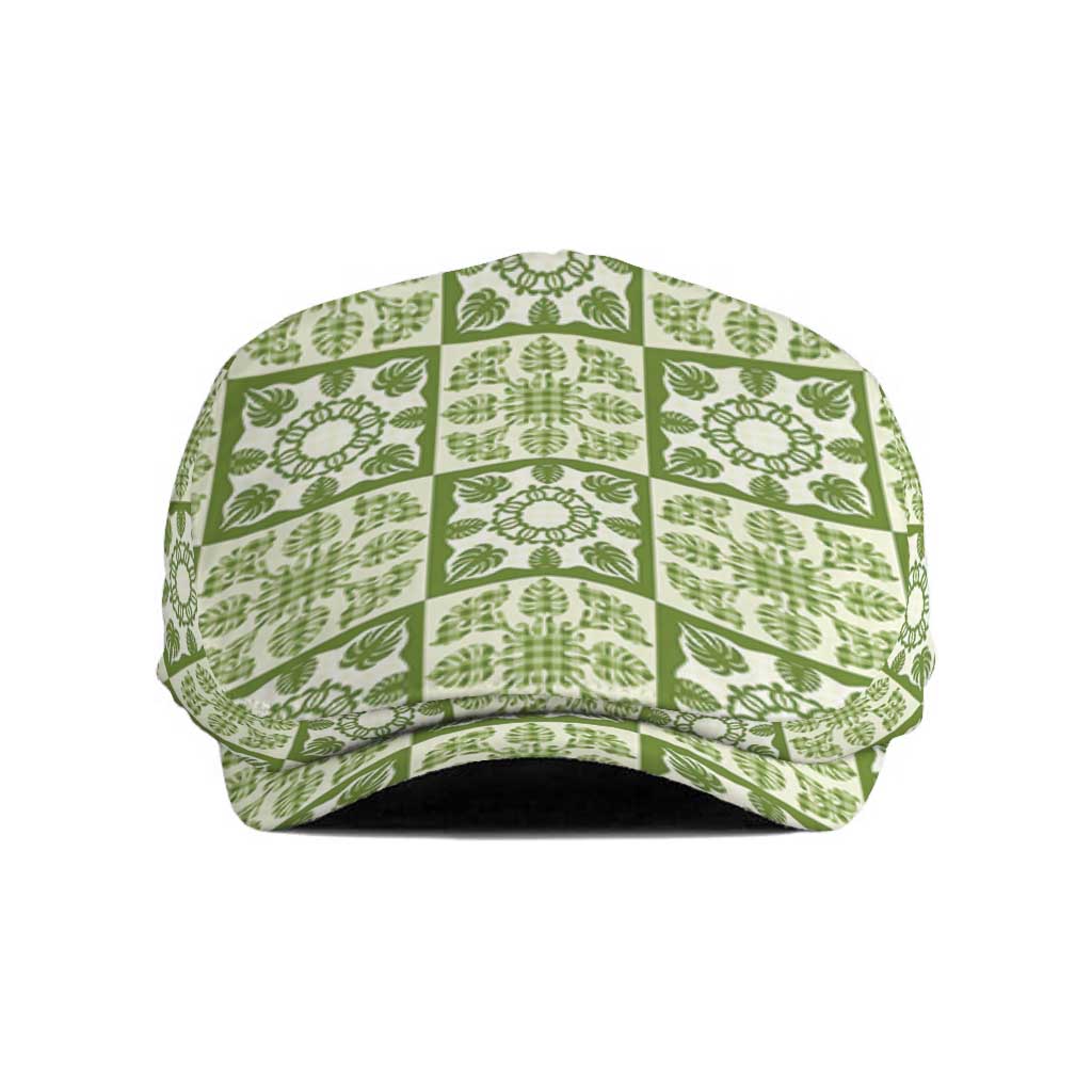 Omaomao Palaka Quilt Hawaii Jeff Hat Hawaiian Tropical Monstera Sea Turtle