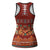 Oxblood Batik Papua-inspired Pattern Hollow Tank Top - Polynesian Pride