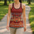 Oxblood Batik Papua-inspired Pattern Hollow Tank Top - Polynesian Pride