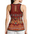 Oxblood Batik Papua-inspired Pattern Hollow Tank Top - Polynesian Pride