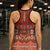 Oxblood Batik Papua-inspired Pattern Hollow Tank Top - Polynesian Pride