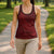 Oxblood Polynesia Hollow Tank Top Hawaiian Tribal Hammerhead Shark Tattoo - Polynesian Pride