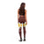 Oxblood Tropical Plumeria With Galaxy Polynesian Art Leggings - Polynesian Pride