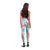 Palaka with Honu and Plumeria Leggings Hawaiian Heritage Spirit - Polynesian Pride
