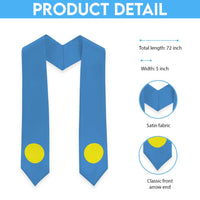 Palau Graduation Stole Flag Style LT05 - Polynesian Pride