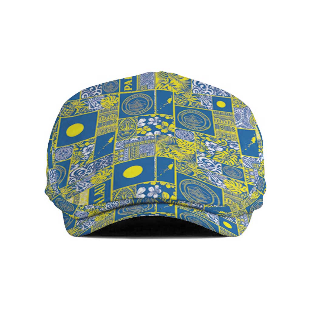 Palau Ungil Kurismas Jeff Hat Pacific Patchwork Xmas Vibes - Polynesian Pride