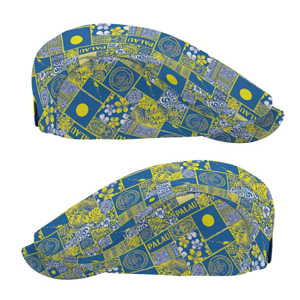 Palau Ungil Kurismas Jeff Hat Pacific Patchwork Xmas Vibes - Polynesian Pride