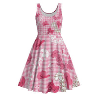 Paniolo Palaka Hawaiian Cowgirl Midi Dress - Polynesian Pride