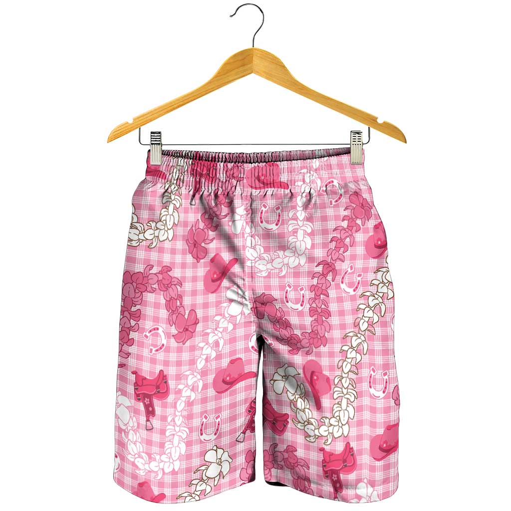 Paniolo Palaka Hawaiian Cowgirl Shorts for Men - Polynesian Pride