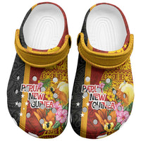 Papua New Guinea Clogs Shoes Birds-of-Paradise Melanesian Tattoos Tropical Plants
