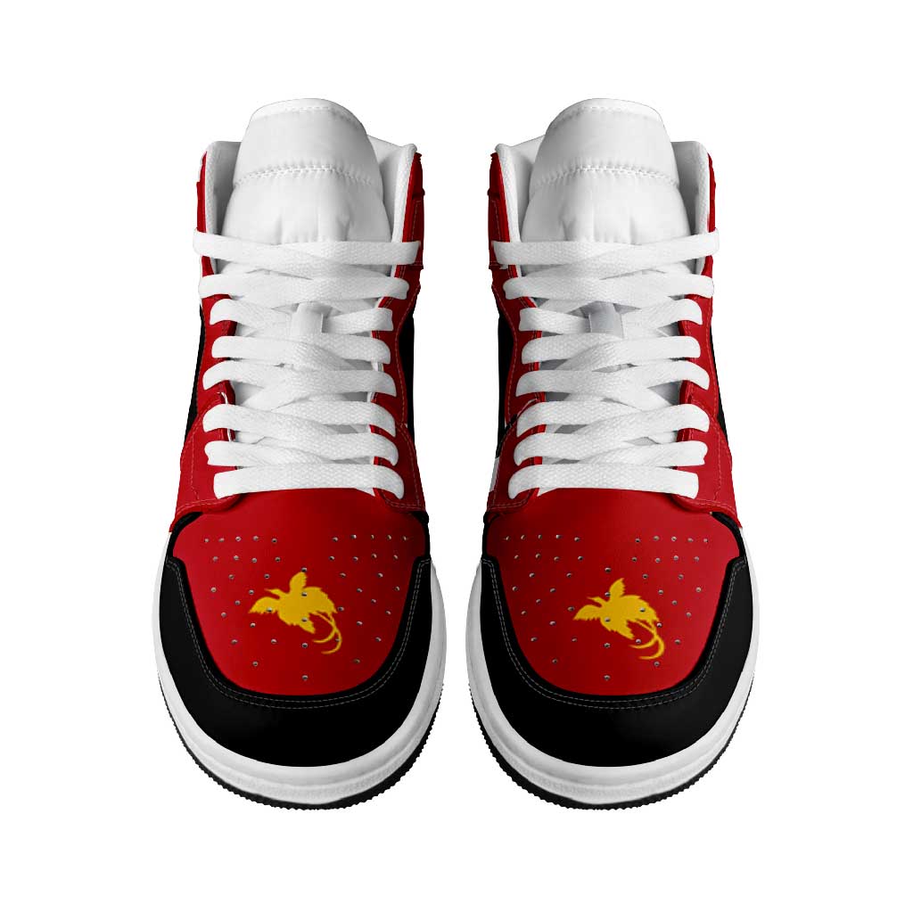 Papua New Guinea High Sneakers AJ1 Flag Inspired