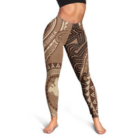 Papua New Guinea Oro Tapa Motif Leggings Classic