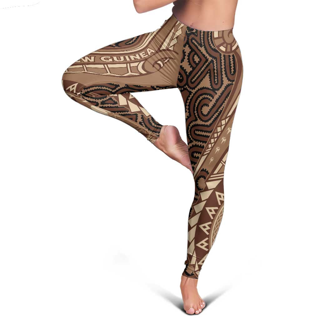 Papua New Guinea Oro Tapa Motif Leggings Classic