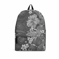 Pauli Hawai'i Hibiscus Backpack Polynesian Tribal Tattoo Pattern Floral Elements