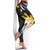 Philippines Tribal Leggings Mix Plumeria - Flag Colors