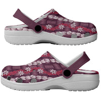 Pikake Maile Tiare Lei Clogs Shoes Akala Lauhala Pattern