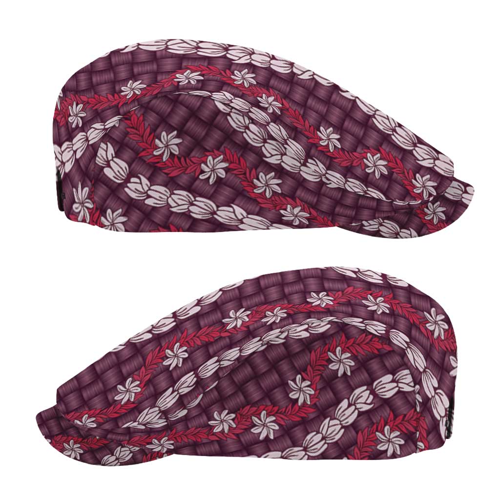 Pikake Maile Tiare Lei Jeff Hat Akala Lauhala Pattern