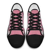 Pink Aloha Hawaii Low Top Shoes Monstera Hibiscus Plumeria Seamless Vibes - Polynesian Pride