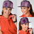 Pink Aotearoa Kowhaiwhai Pattern Snapback Cap NZ Maori Quilt Style - Polynesian Pride